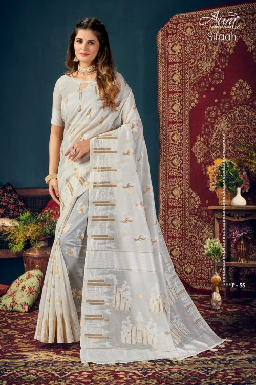 Aura Sifaah Fancy Designer Wholesale Party Saree Catalog
